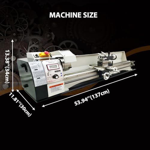 Metal Lathe 8''x39'' Benchtop Machine 1100W Brushless Motor WM210V 110V R886