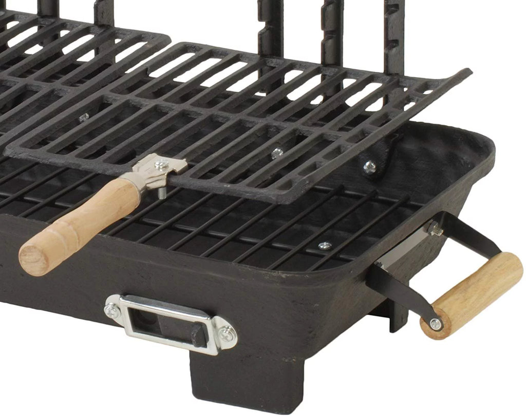 Marsh Allen 30052AMZ Kay Home Product's Cast Iron Hibachi Charcoal Grill, 10 by 18-Inch Z819569