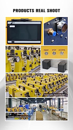 100W Pneumatic Dot Peen Metal Engraving Machine 120x50mm R68031