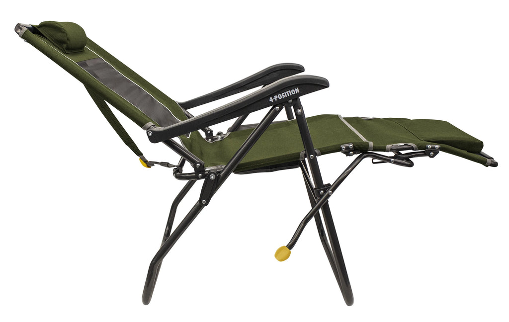 GCI Outdoor Legz Up Lounger Folding Recliner Camping Chair V83293