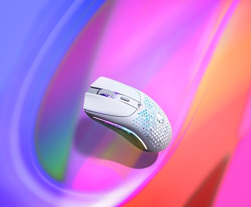 Glorious Gaming Model D 2 Wireless Ergonomic Mouse, 66g, White V612