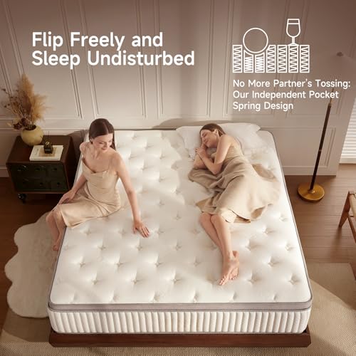 Queen Size 12 Inch Cooling Gel Memory Foam Mattress, Medium Firm, CertiPUR-US Certified B487