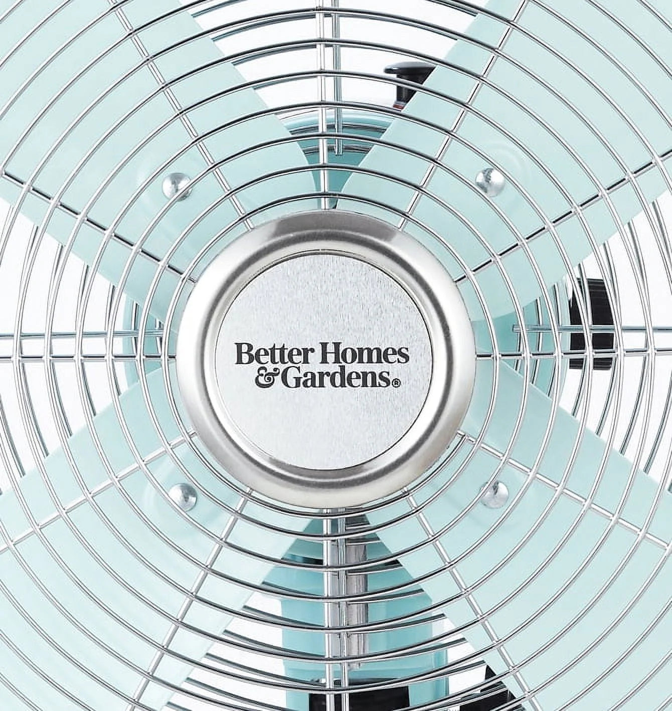 Better Homes & Gardens 16 inch Adjustable Oscillating Metal Stand Fan, Red O2097