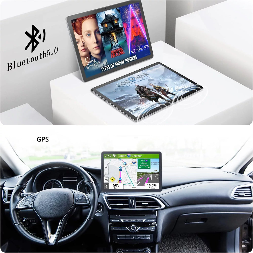 10.1 inch Android 12 Tablet 4GB RAM 128GB ROM WiFi GPS M250