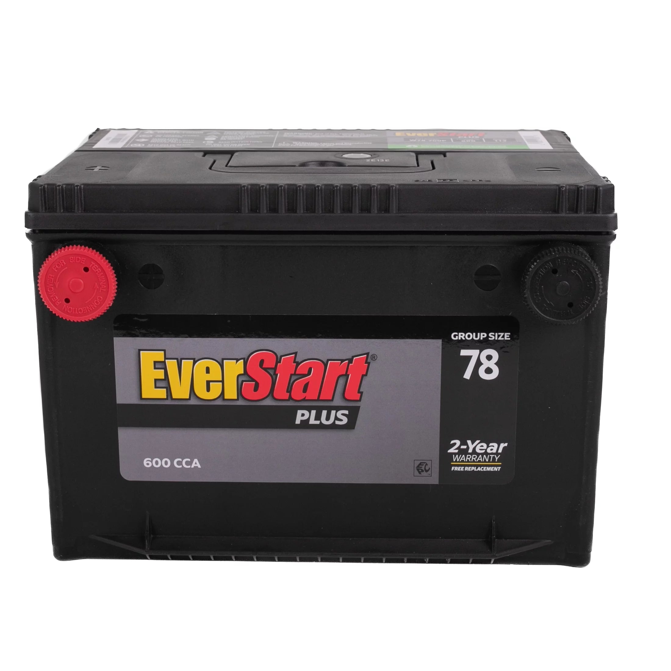 EverStart Plus Lead Acid Group 78 Automotive Battery 12V 600 CCA D143