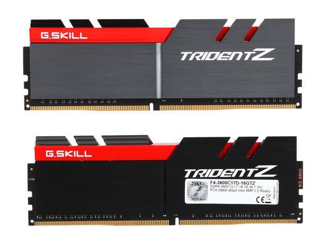 G.SKILL TridentZ Series 16GB (2 x 8GB) DDR4 3600 H232718