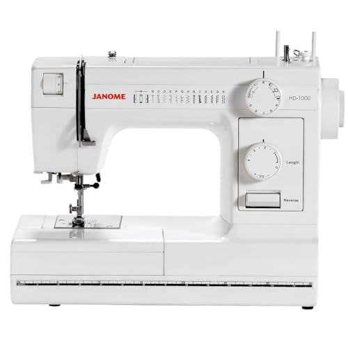 Janome HD1000 Heavy-Duty Sewing Machine with 14 Stitches T975