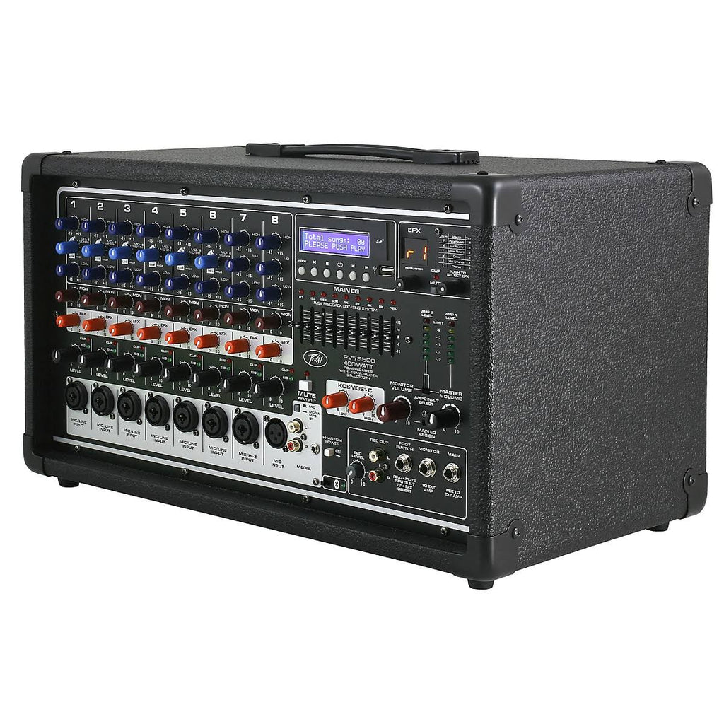 Peavey PVI 8500 8-Channel 400W Powered PA Head with Bluetooth and FX F91459