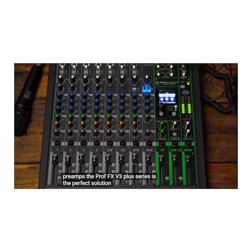Mackie ProFX10 Go 10-channel Battery-powered Mixer with USB and Effects V810787