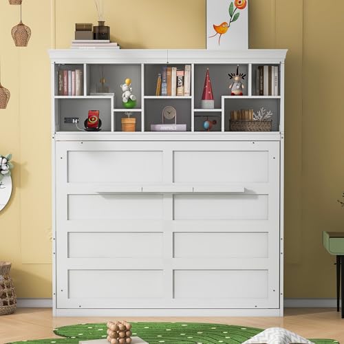 Ball & Cast Queen Murphy Bed Wall Chest with USB and Storage X29201