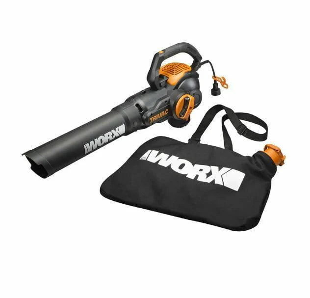 Worx WG524 12 Amp TRIVAC 3-in-1 Electric Leaf Blower/Mulcher/Vac S437