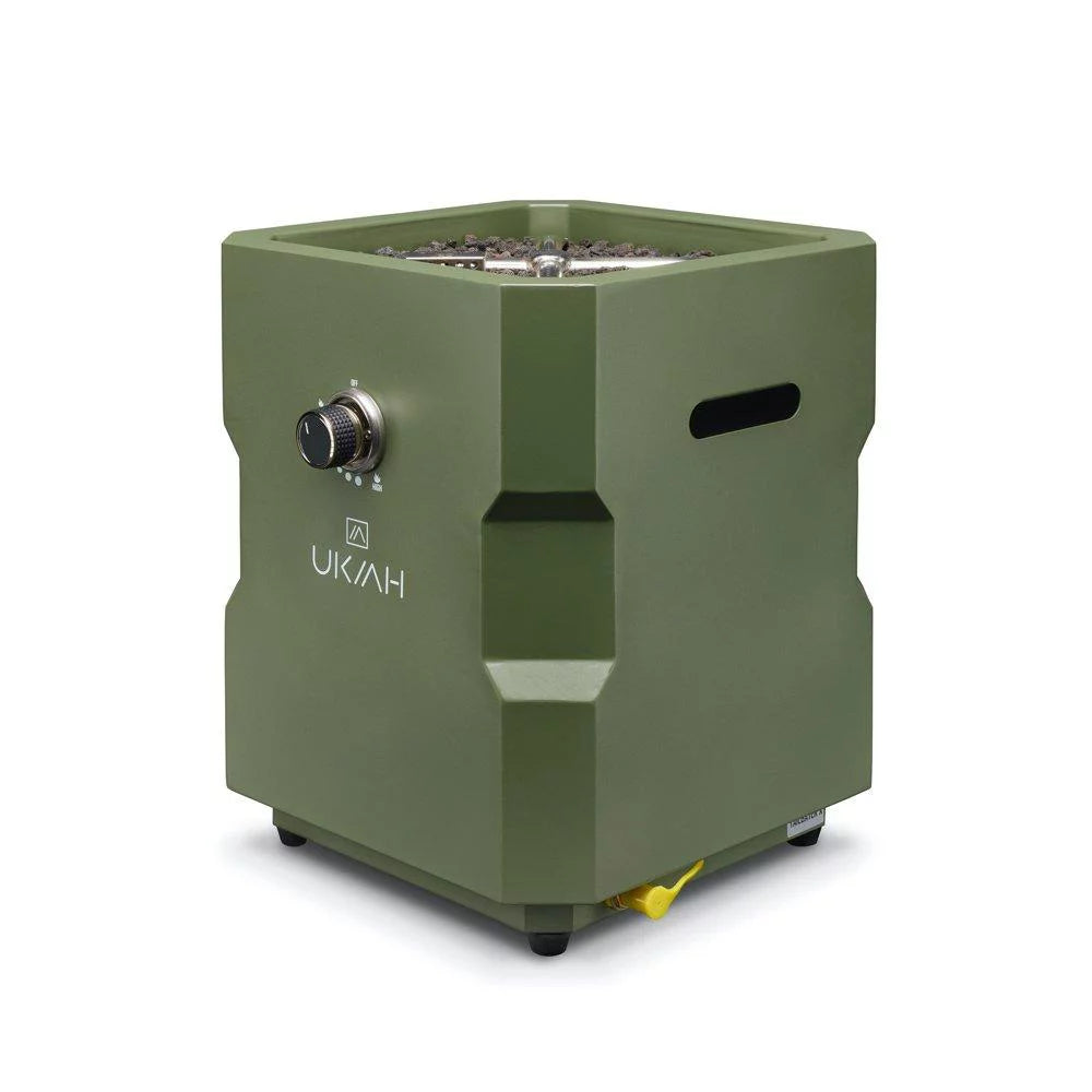 Ukiah Tailgater X Portable Propane Fire Pit, Green Q263