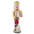 Ornativity Gingerbread Chef Nutcracker - Wooden Ginger Bread Man Cookie Theme Baker Christmas Nutcracker Xmas Figure Holiday Decoration 14"
