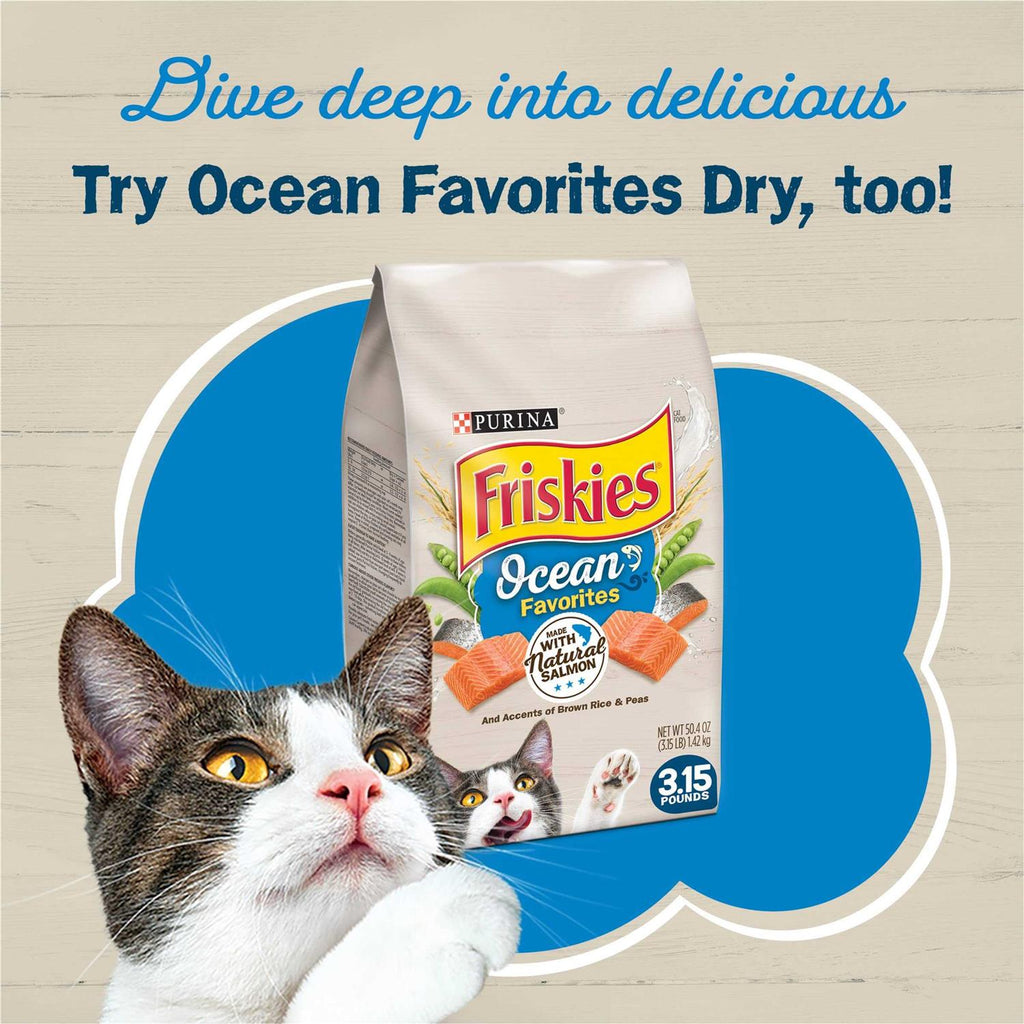 Purina Friskies Ocean Favorites Wet Cat Food Variety Pack K17796