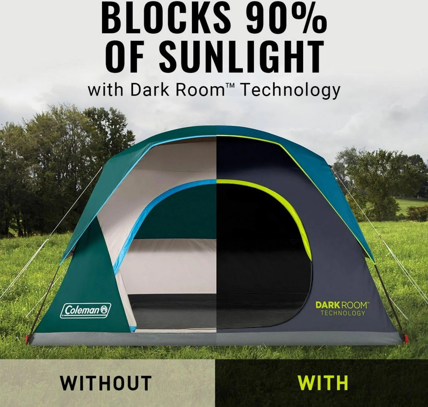 Coleman Dark Room Skydome 6-Person Tent W850956
