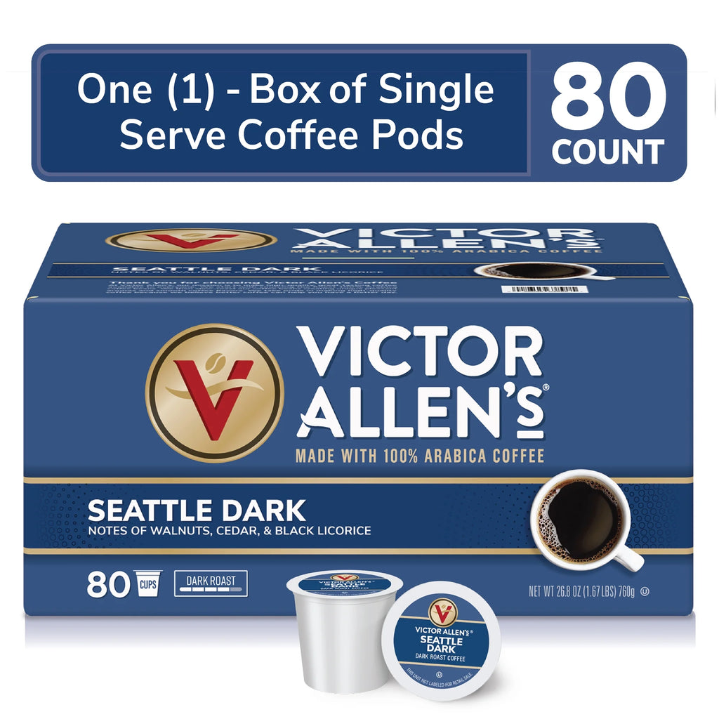 Seattle Dark Dark Roast Coffee Pods for Keurig K-Cup Brewers G743557
