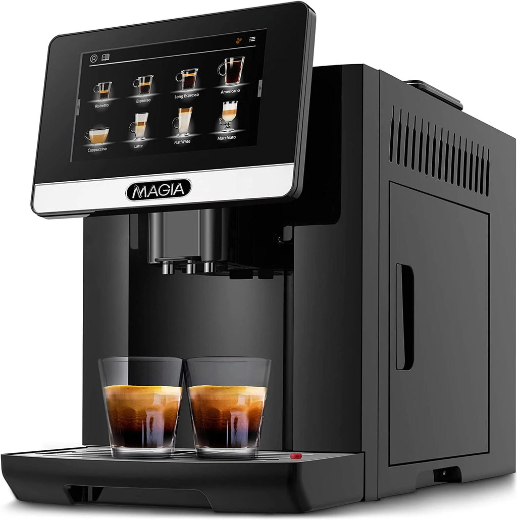 Zulay Kitchen Magia Super Automatic Coffee Espresso Machine Espresso Coffee Maker 1800ml - Black