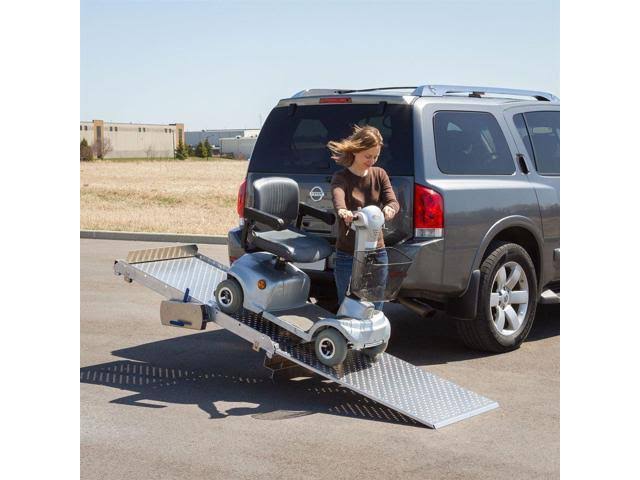 Tilt-A-Rack Aluminum Scooter and Wheelchair Carrier, 350 lb. T253
