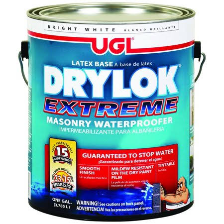 UGL 28613 Drylok Extreme Masonry Waterproofer White Gallon