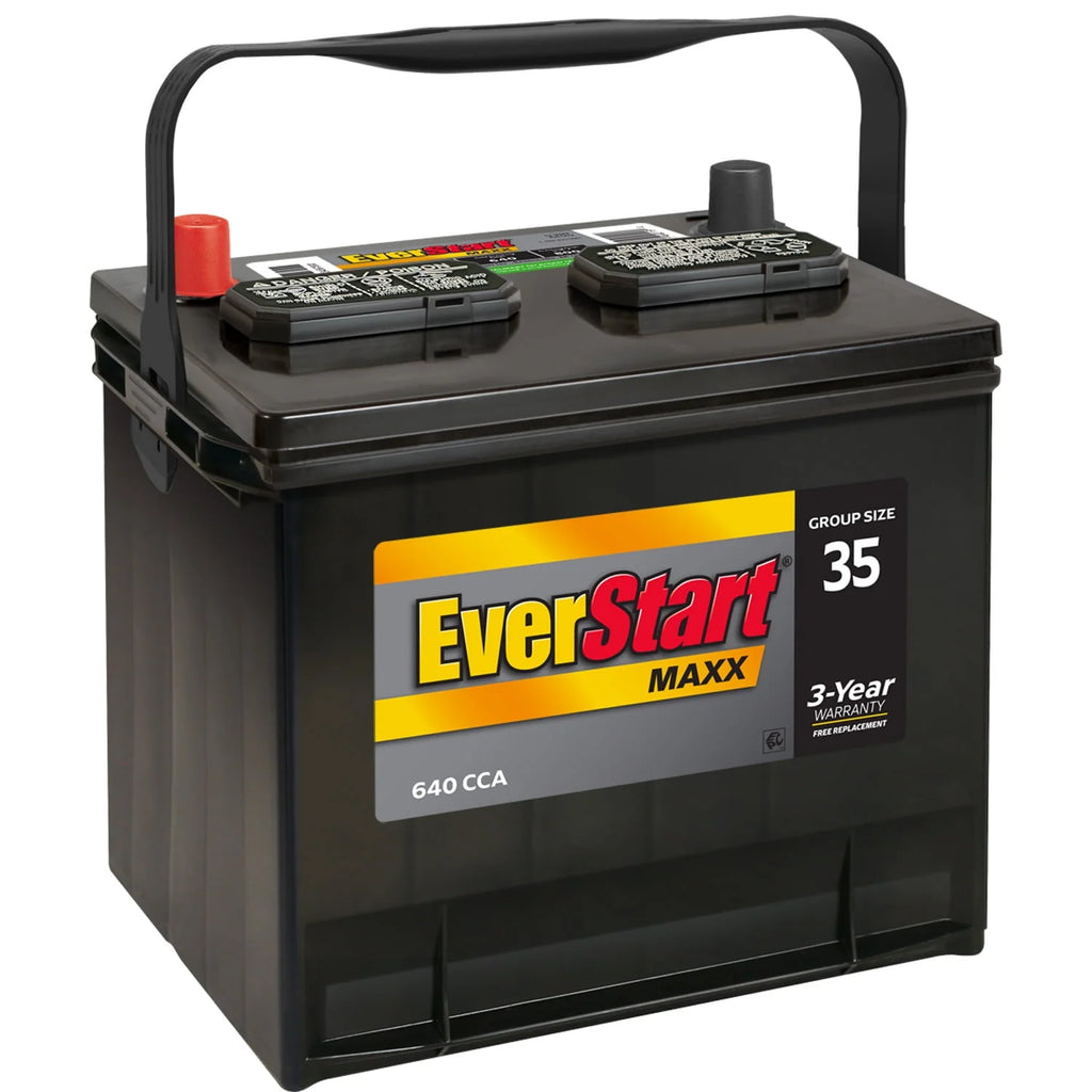 EverStart Maxx Lead Acid Automotive Battery Group Size 35 12 Volt 640 CCA S2642