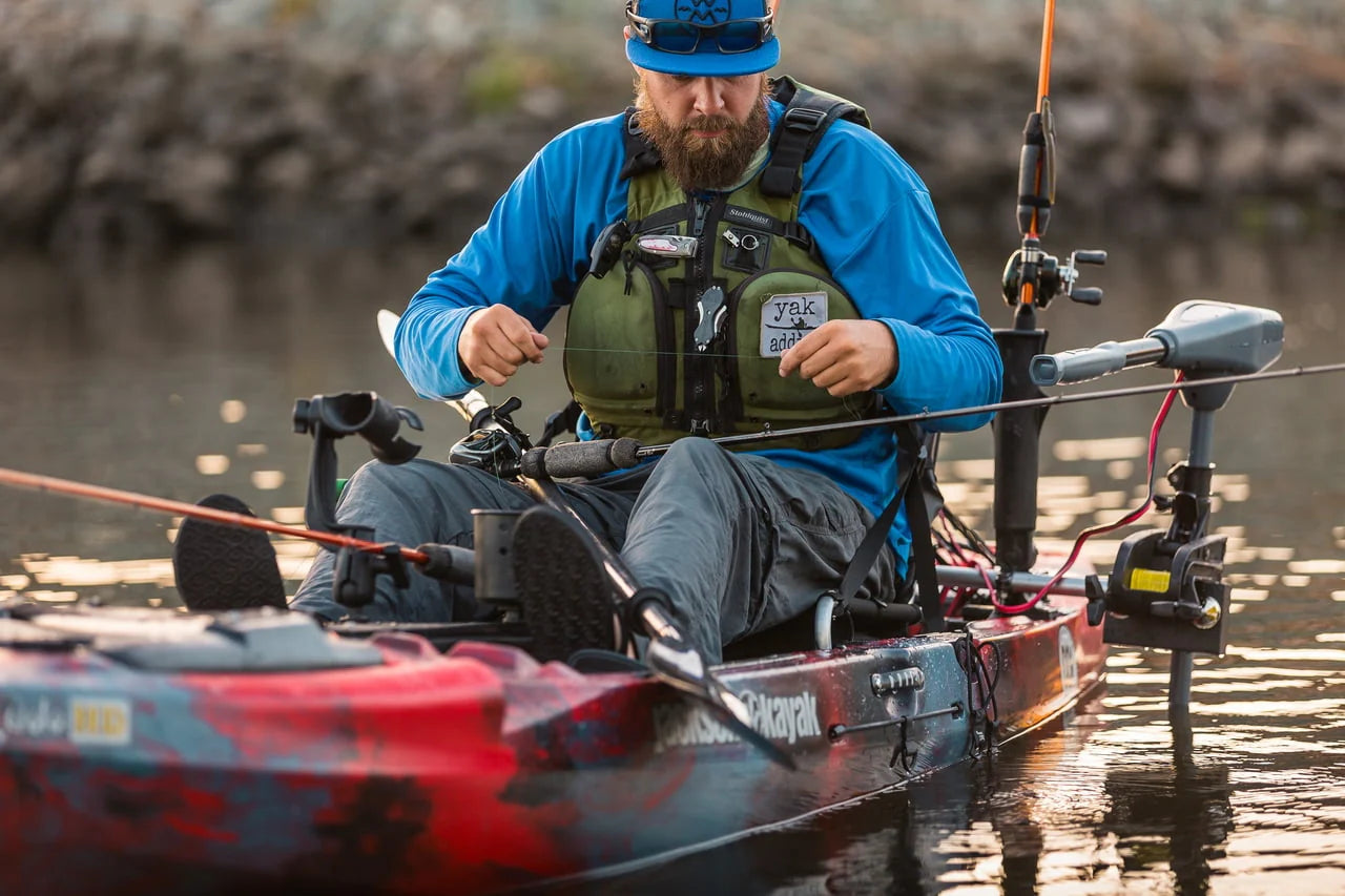 Newport Vessels Kayak Series 36 Lb. Thrust Saltwater Transom Mounted Trolling Motor with 24 In. Shaft Y217