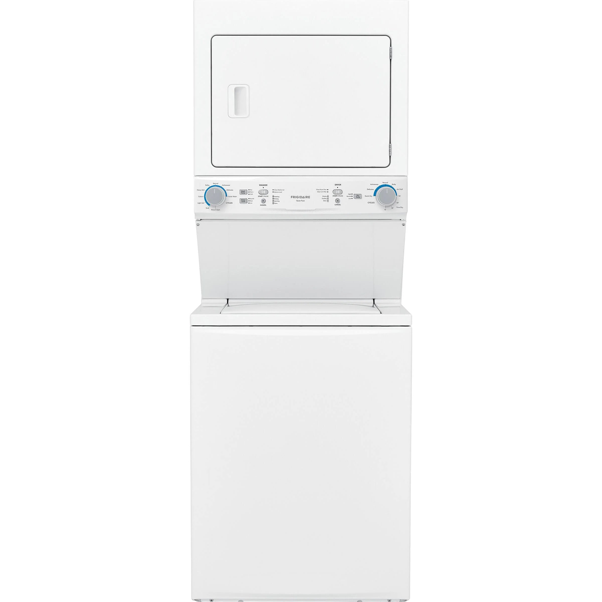 FRIGIDAIRE 27 IN. WHITE ELECTRIC 4.5 CU. FT. IEC WASHER AND 5.5 CU. FT. DRYER LAUNDRY CENTRE - FLCE7