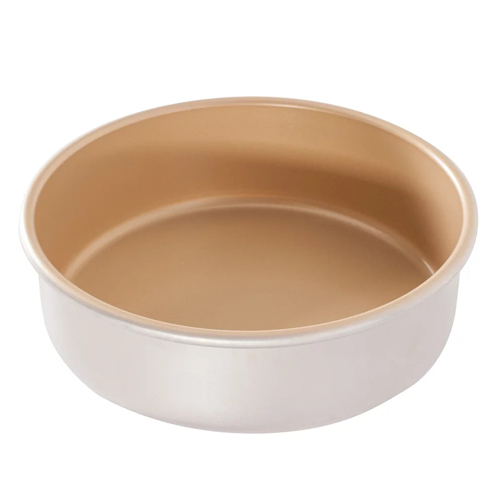 Nordic Ware Naturals® Nonstick 8" Round Layer Cake Pan, Aluminum, Lifetime Warranty, 0.76 lbs, 8" X 8" X 2"