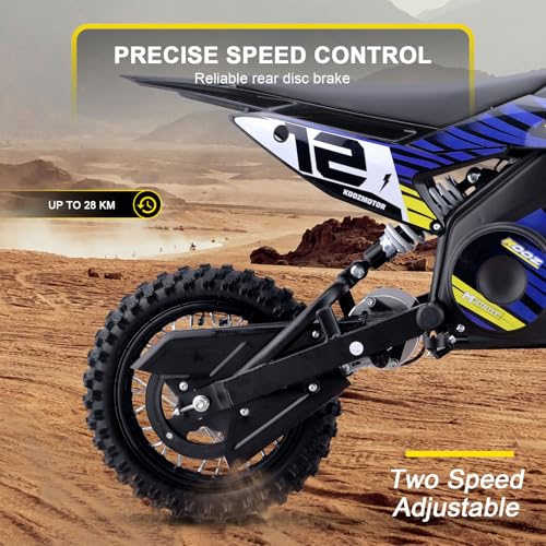 MotoTec 36v 1000w Electric Dirt Bike Blue K48878