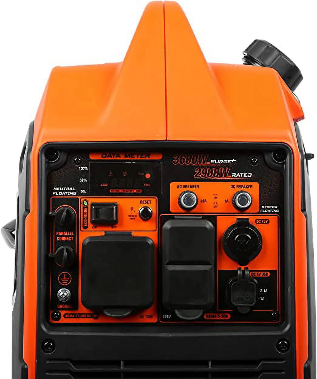 WEN 3600-Watt Portable Inverter Generator, RV-Ready, Quiet L875351