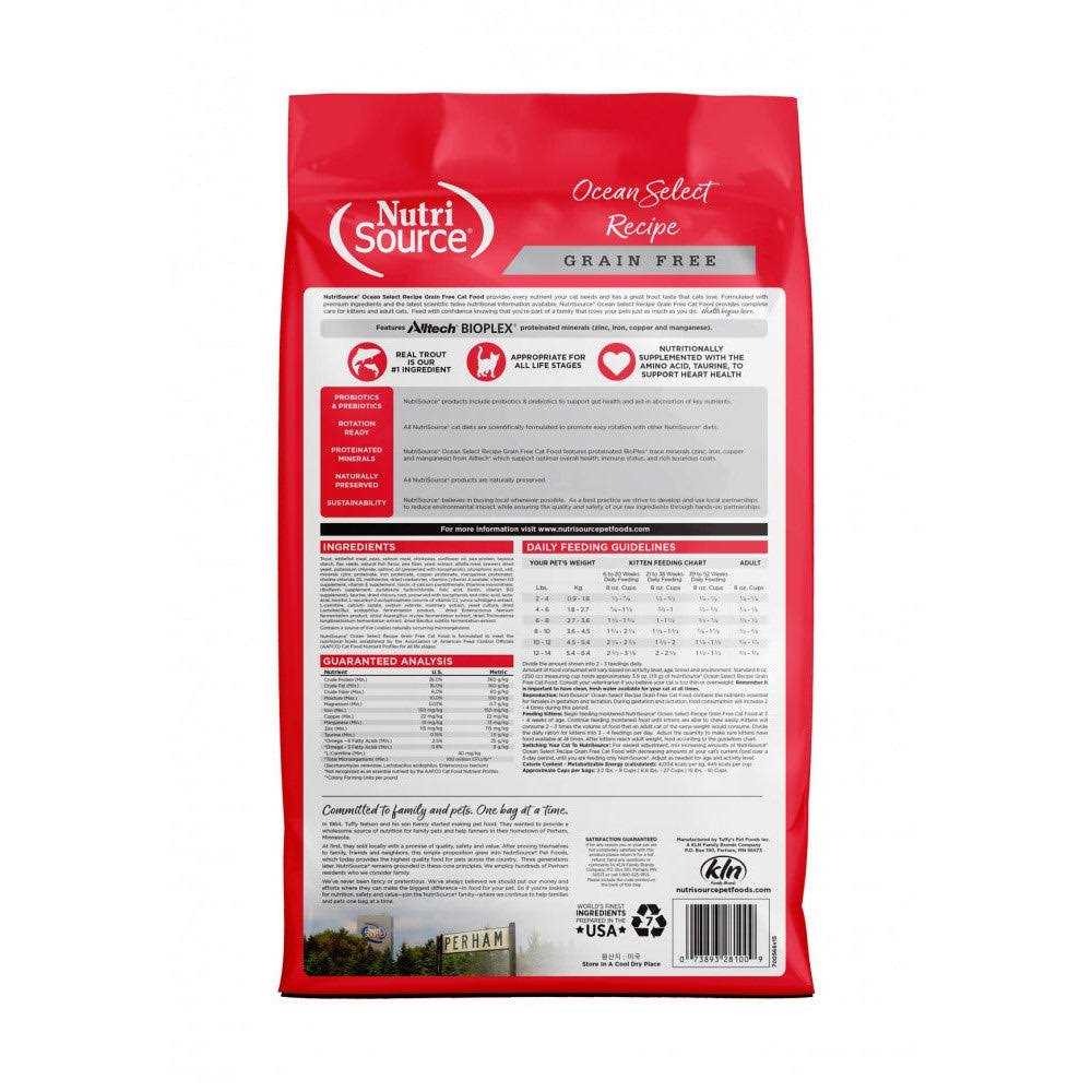 NutriSource Grain Free Ocean Select Cat Food H920817
