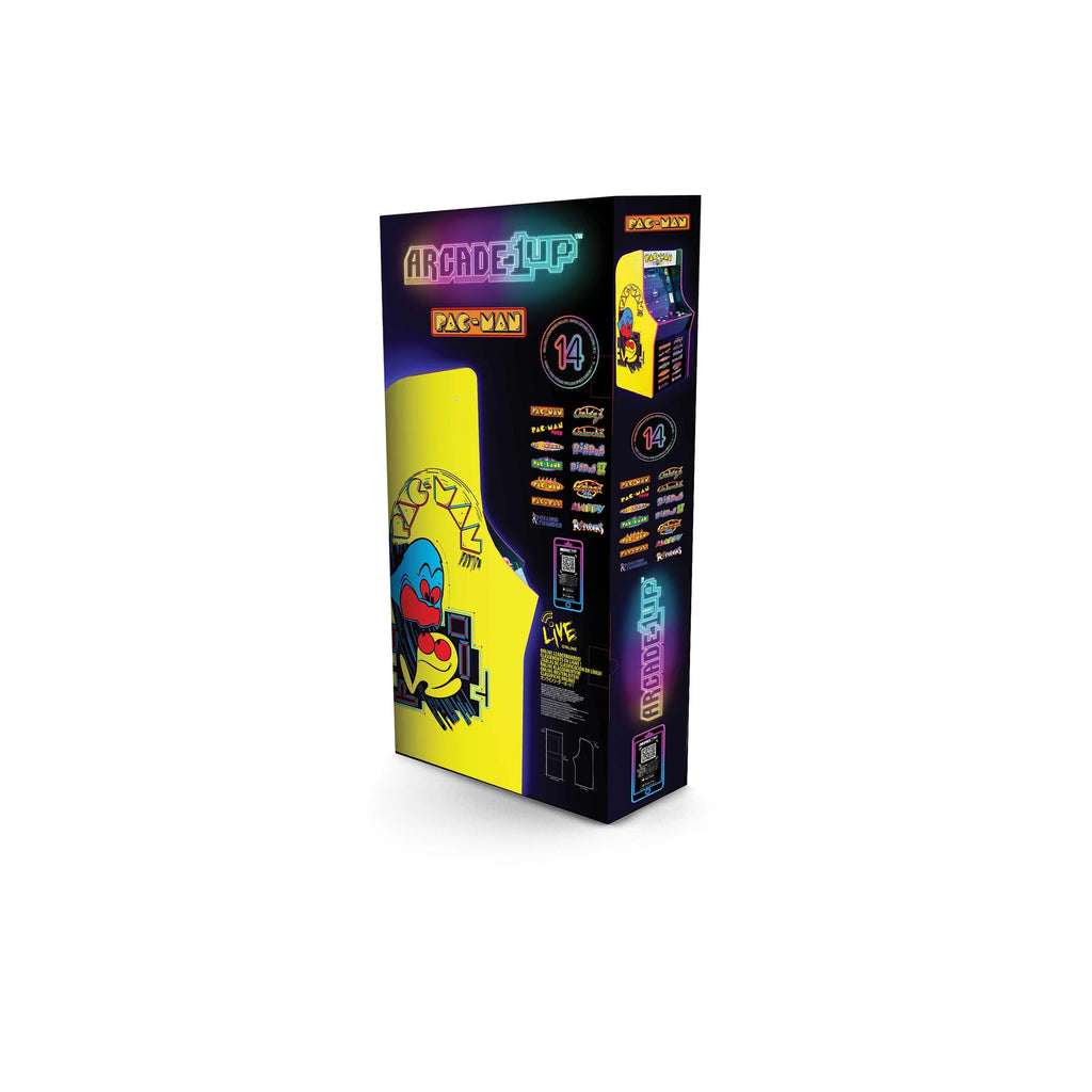 Arcade1Up PAC-MAN Classic Arcade Game, 4ft Stand-Up Cabinet, 17-Inch Screen S833496