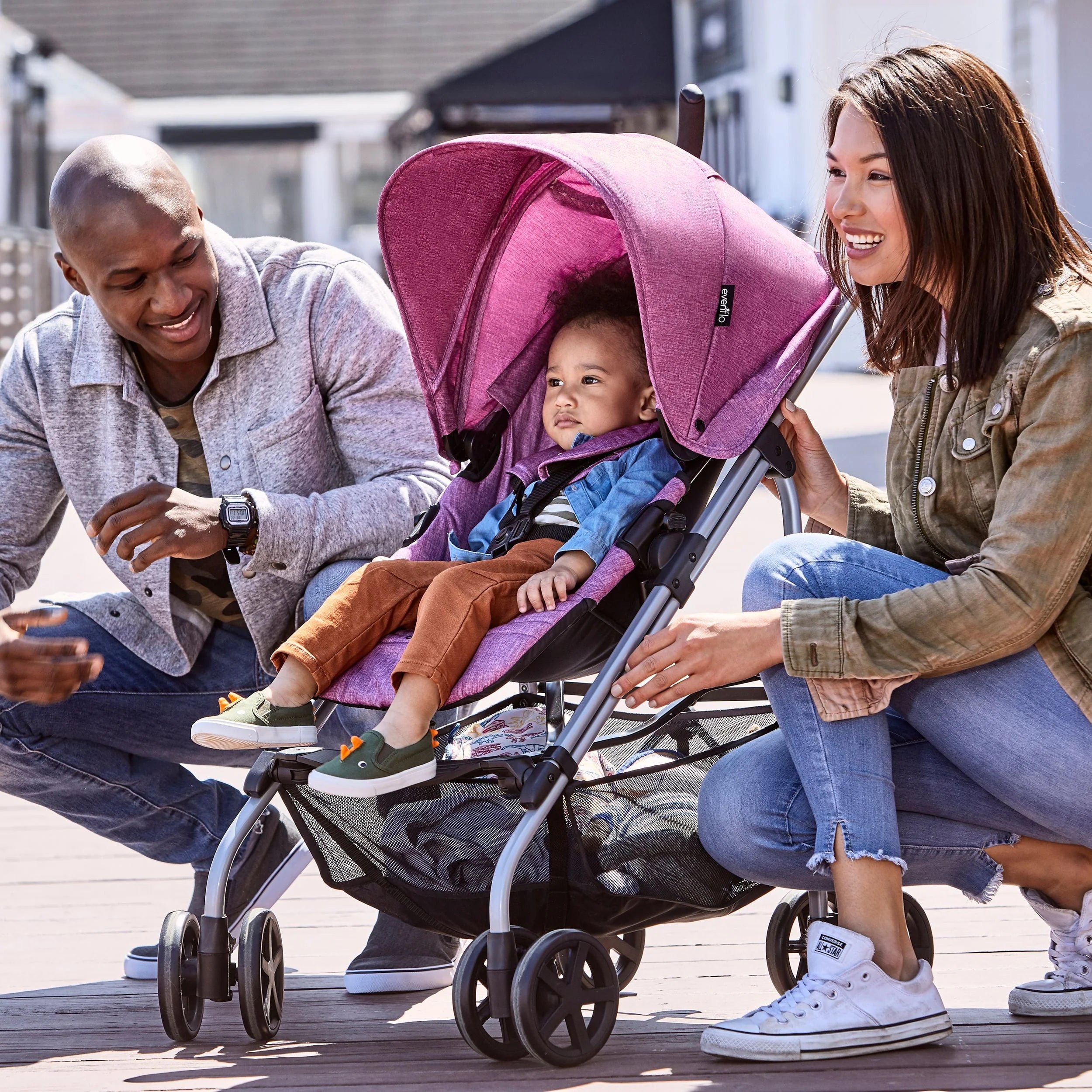 Evenflo Reversi Lightweight Reversible Stroller, Altair Black F135961