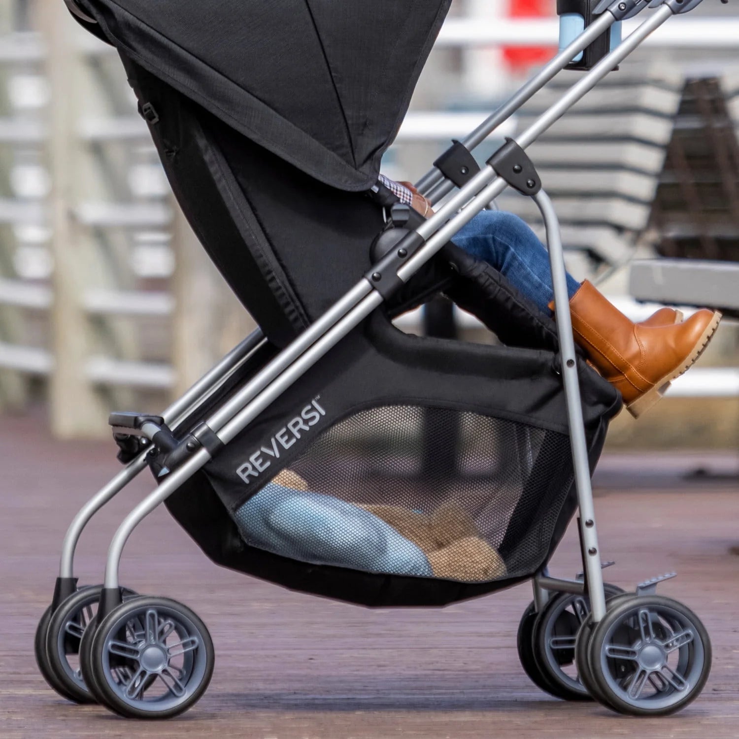 Evenflo Reversi Lightweight Reversible Stroller, Altair Black F135961