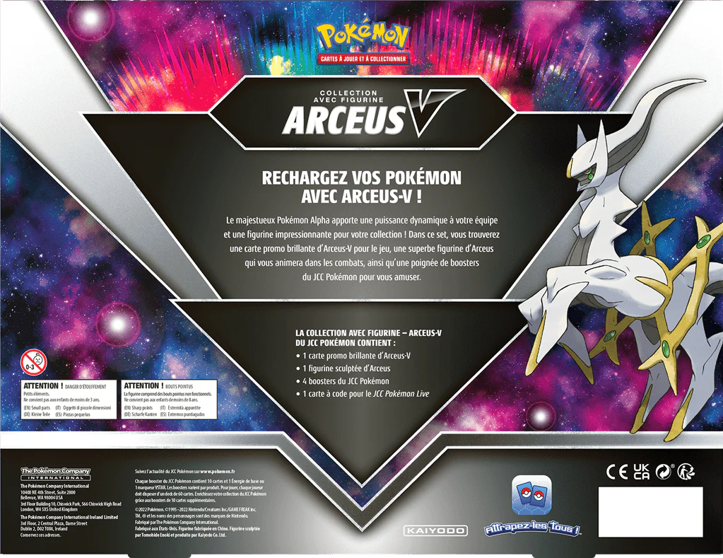 Pokemon Trading Cards 2022 Spring Arceus V Figure Collection Box W173