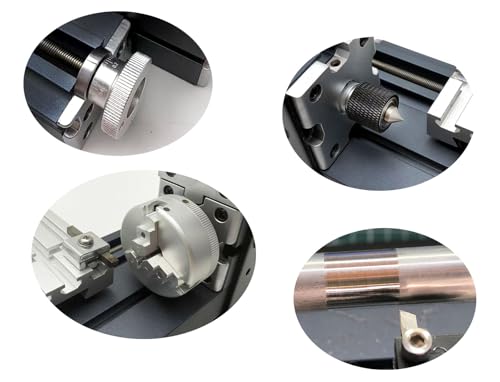 Mini Metal Lathe Machine 36W 20000 RPM Benchtop for Woodworking X548321
