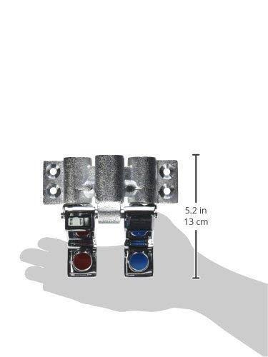American Standard 7680.210.002 Floor Mounted Double Pedal Valve Chrome W938