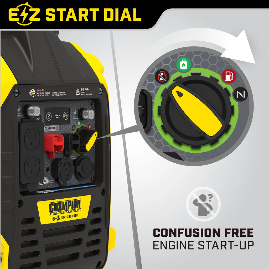 Champion Power Equipment 2500-Watt Ultralight Dual Fuel Inverter Generator O8532