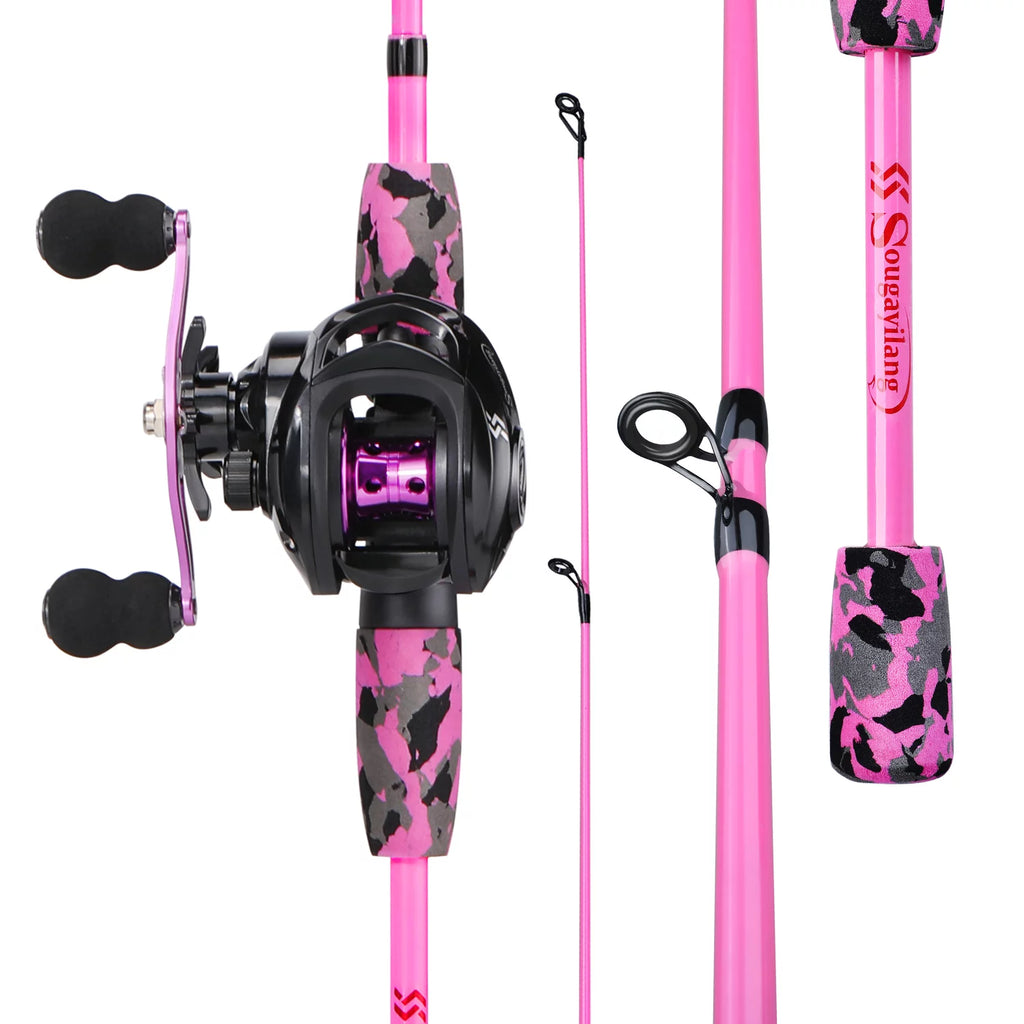 Sougayilang Casting Fishing Rod and Reel Combo W614415