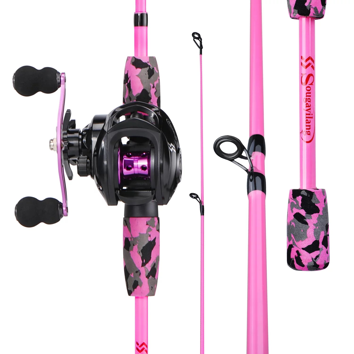 Sougayilang Casting Fishing Rod and Reel Combo W614415