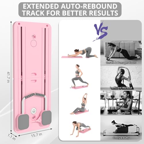 JANUA Pilates Board - Foldable 5-in-1 Reformer Set for Home R193