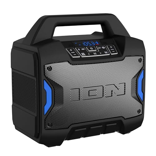 ION Block Rocker Portable Bluetooth Party Speaker with Karaoke Microphone T461114