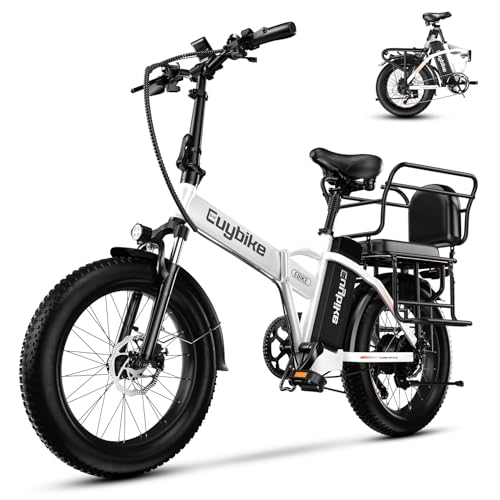Folding Electric Bike 1000W 48V 20AH Removable Battery 20" Fat Tire for Adults C847123