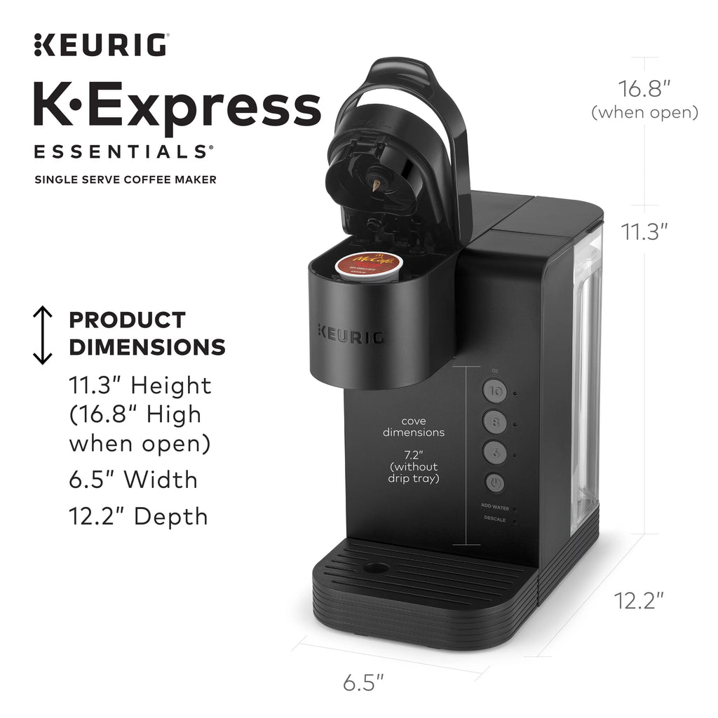 Keurig K-Express Essentials Black Single Serve K-Cup Coffee Maker T91964