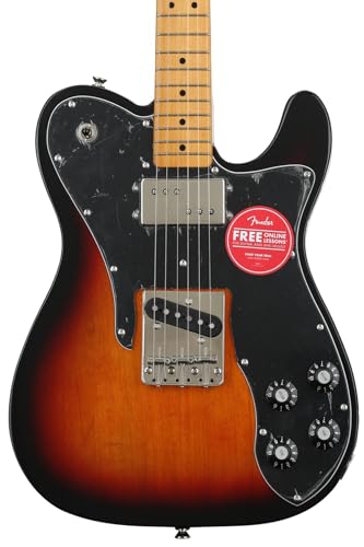 Squier Classic Vibe 70s Thinline Telecaster Electric Guitar Natural Maple Fingerboard W3907