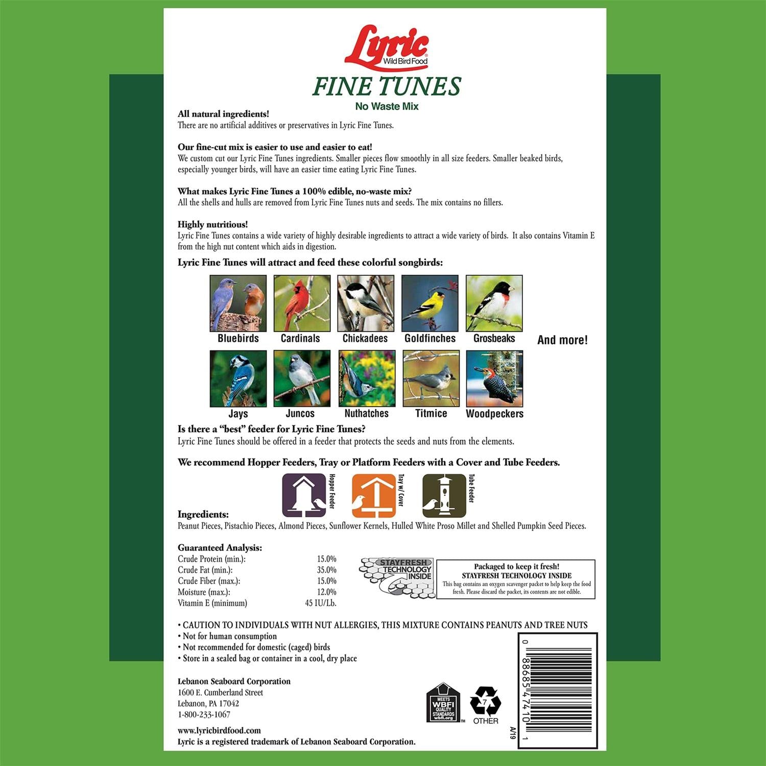 Lyric Fine Tunes Wild Bird Food K929165