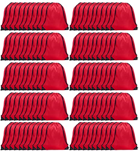 GoodtoU 40 Pack Drawstring Backpacks Waterproof Nylon Cinch Bags for School Gym N792