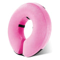 Katoggy Inflatable Dog Collar, Soft Dog Cone for Dogs After Surgery, Adjustable Blow up Donut E-Collars for Small Medium