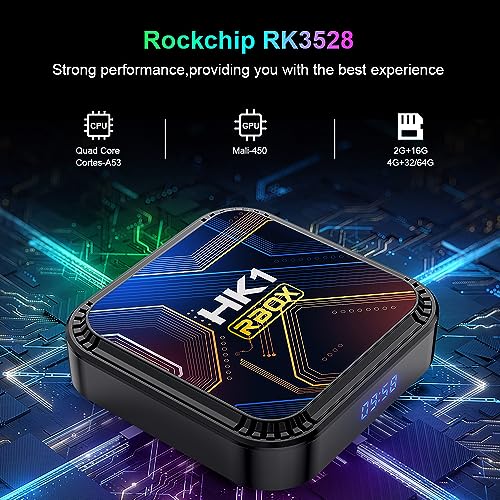 Android TV Box 4GB RAM 64GB ROM, 8K 3D Smart Box G5983