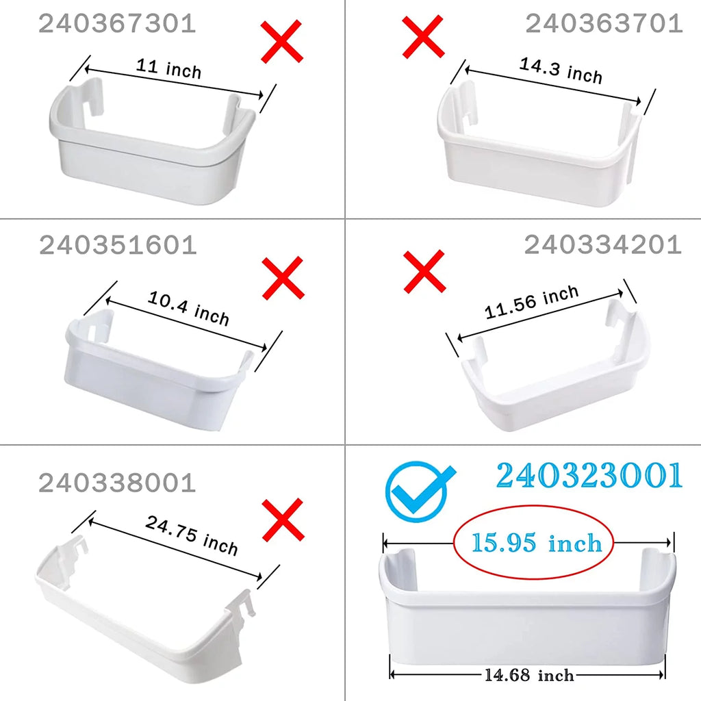 Frigidaire Kenmore Refrigerator Door Bin Replacement Part 15.95in H521843