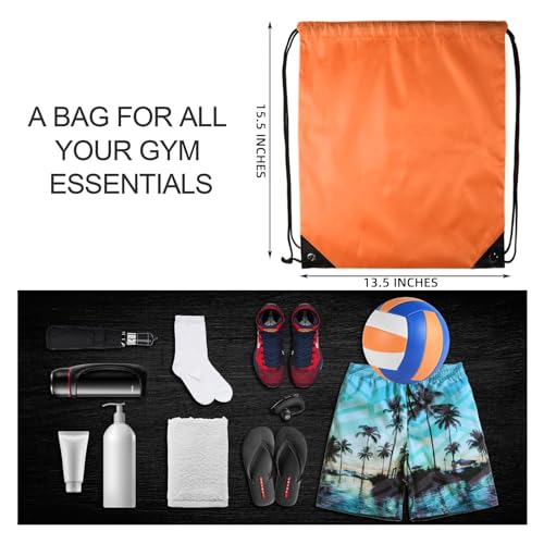 GoodtoU 40 Pack Drawstring Backpacks Waterproof Nylon Cinch Bags for School Gym N792